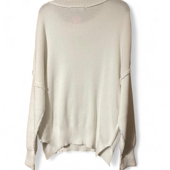 Simply Southern Cream Sweater with Pink Bow Accents - Picture 5 of 5